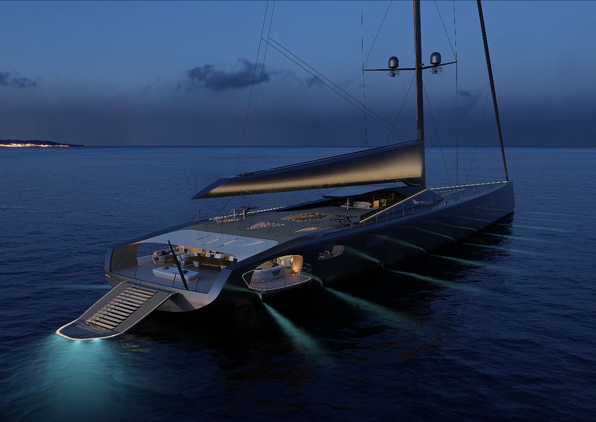 Royal Huisman Project 410 sailing yacht under construction