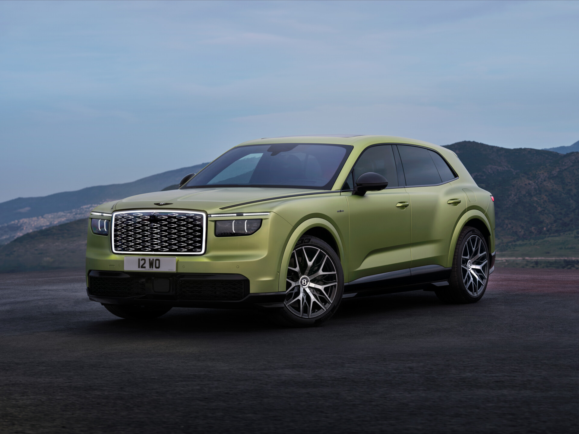 The Bentley Torcal charging on the move