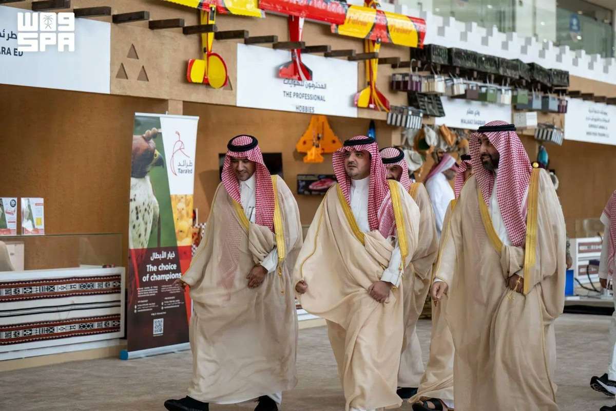 Visit to the International Saudi Falcons and Hunting Exhibition during its opening