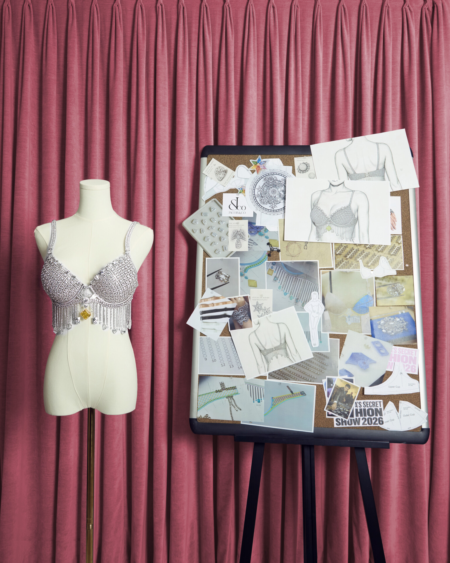 Jacob Arabo with the Jacob & Co. x Victoria's Secret Fantasy Bra