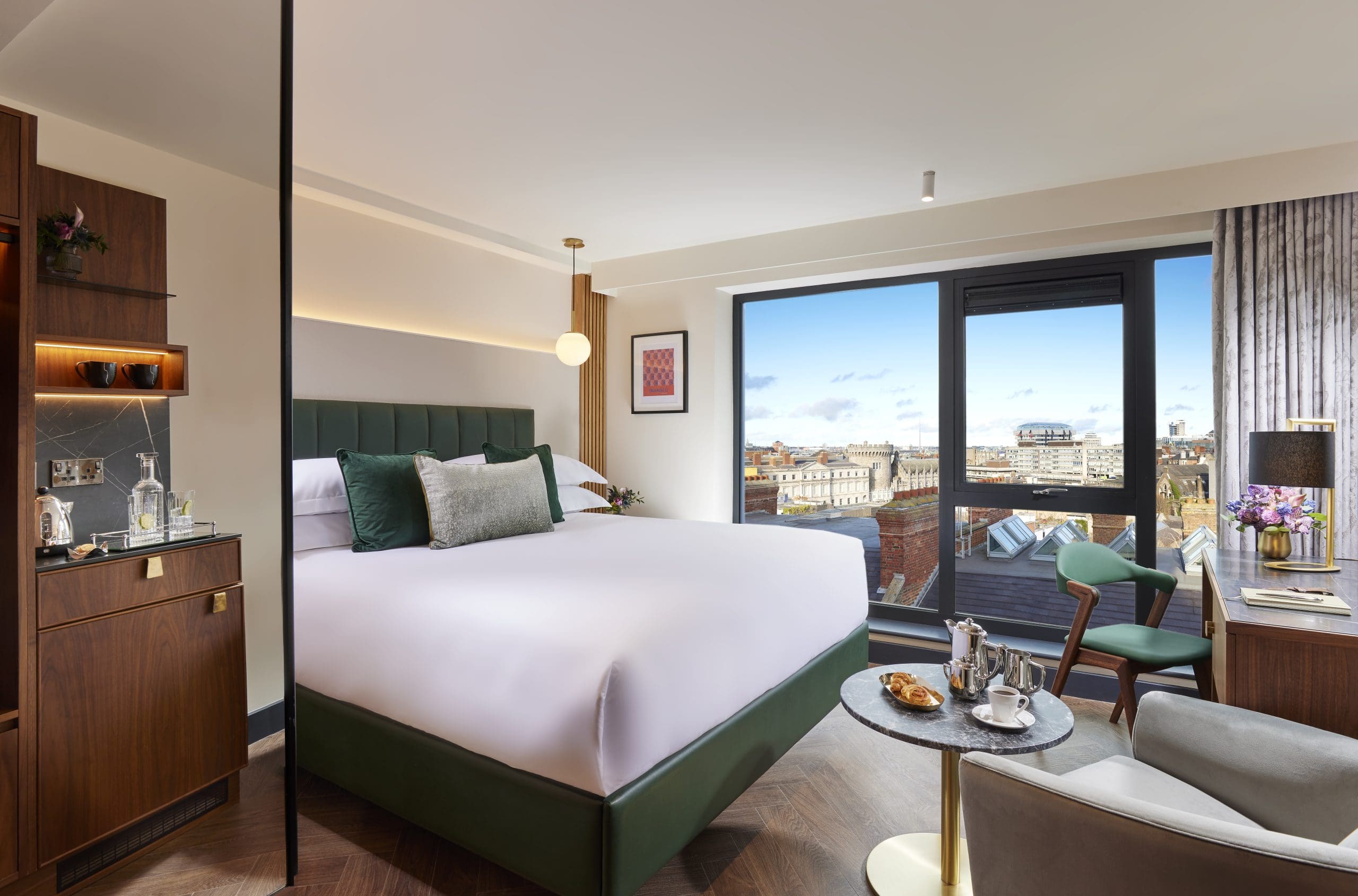 Classic double guest room at The Chancery hotel, Dublin